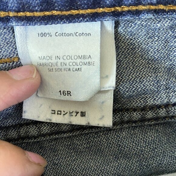 Eddie Bauer Womens 16R Straight Leg Medium Wash Jeans - Picture 5 of 14